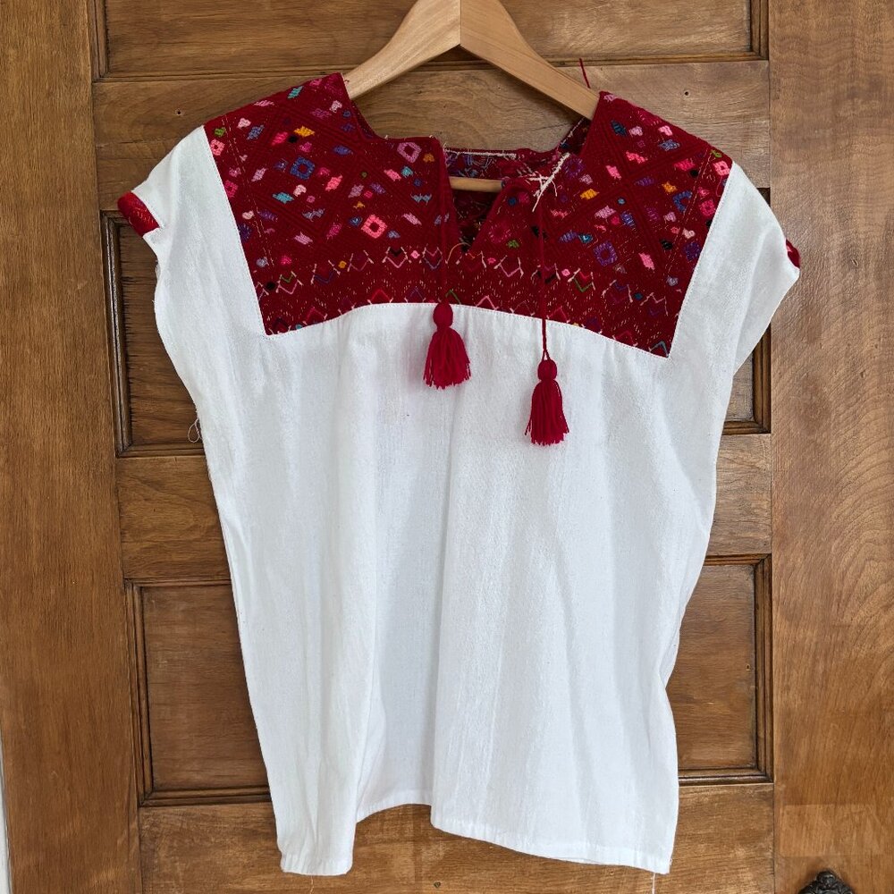Beautiful Mexican Mayan Huipil Top